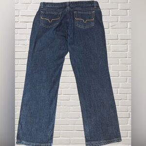 Kimes Ranch Betty Straight Leg Jeans Women 16x32 Dark Wash Western Mid Rise